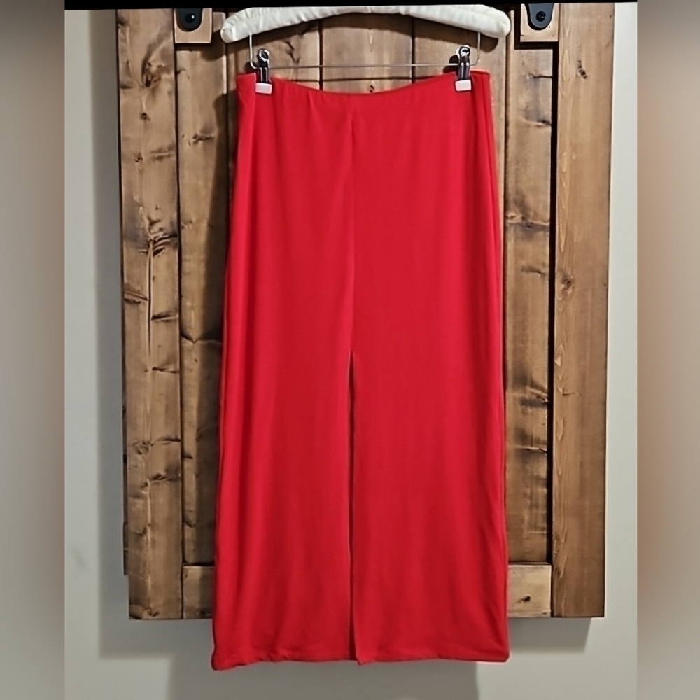 Aritzia Wilfred Free Aina Red Pencil Midi Skirt M NWOT